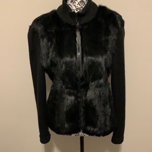 Kalico Womans Long Sleeve Zip Up Sweater Size S